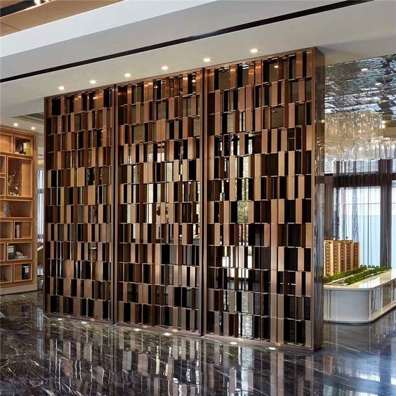 STAINLESS STEEL PVD COATING PARTITION