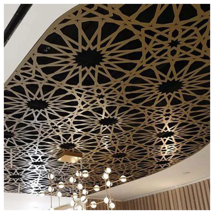 316 Stainless Powder Coated Decorative Metal Arrow Wall Decor Screens Metal Steel Mirror Partition Walls for Bathroom