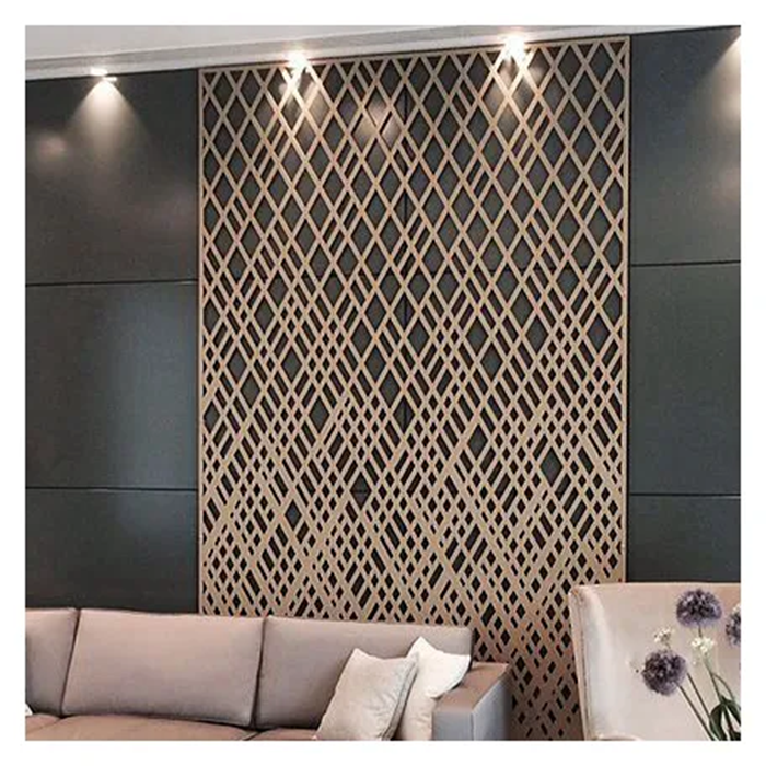 Art Design Carbon Electroplated Dividing Strips Hotel Steel Hairline Colored Indoor Decorative Wall Panel for High Ceiling