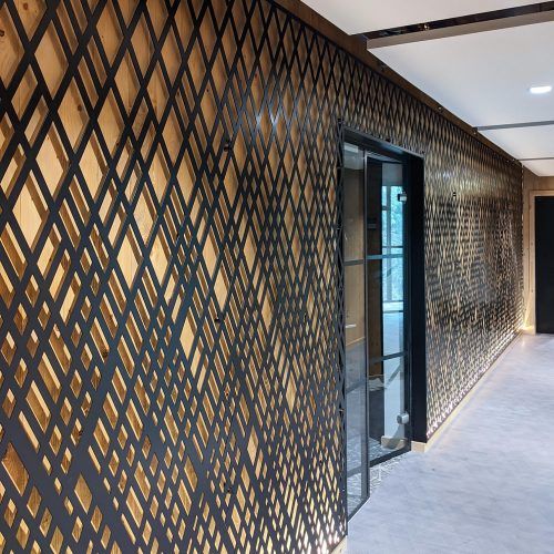 STAINLESS STEEL CUSTOMIZED LASER PATTERN