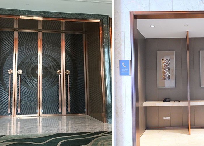 Customized Stainless Steel Door Cover Introduction