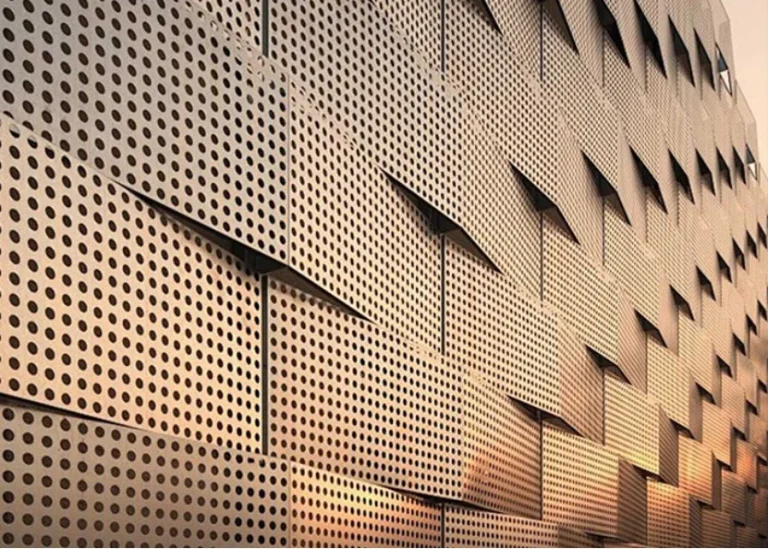 6WL Textured Stainless Steel in Architectural Facade