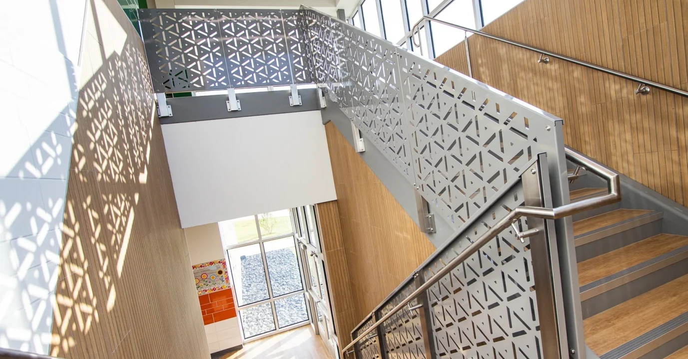 Stainless Steel Laser-Cut Railing