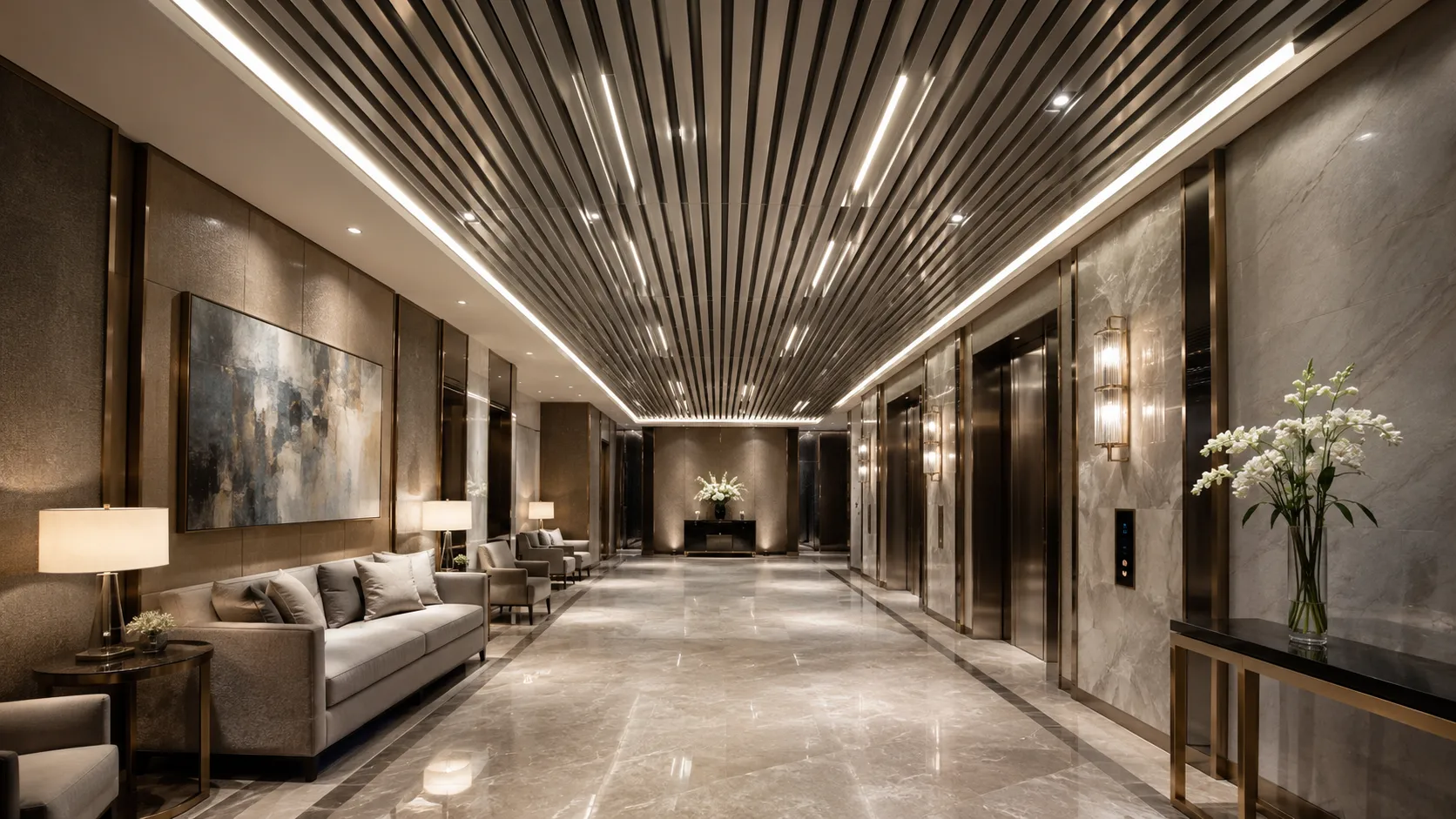 Pressed Metal Ceilings Panels Designs
