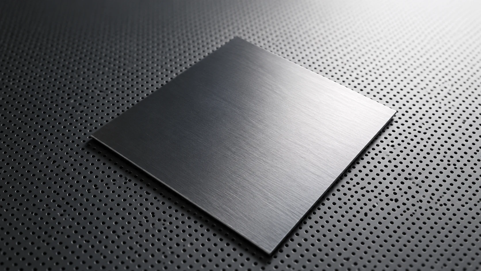 Brushed stainless steel sheet for architectural metal fabrication