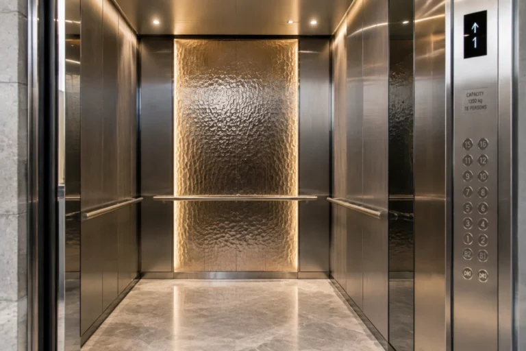 Elevator Interior Design How to Balance Shine and Practicality
